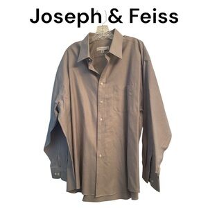 Joseph & Feiss Men's Classic Gray Dress Shirt
